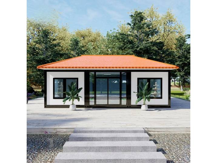 Maison préfabriquée moderne personnalisée YG, maison modulaire portable en conteneur de 20 pieds, maison en conteneur à plat, mini-maison, maisons préfabriquées