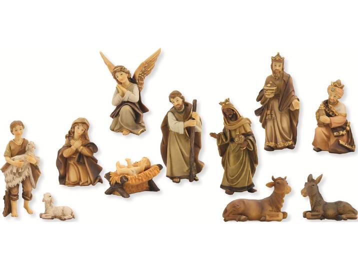 Krippenfigur BOTANIC-HAUS Markus , beige (natur), T:7cm, Polyresin, Dekofiguren, Krippenfigur