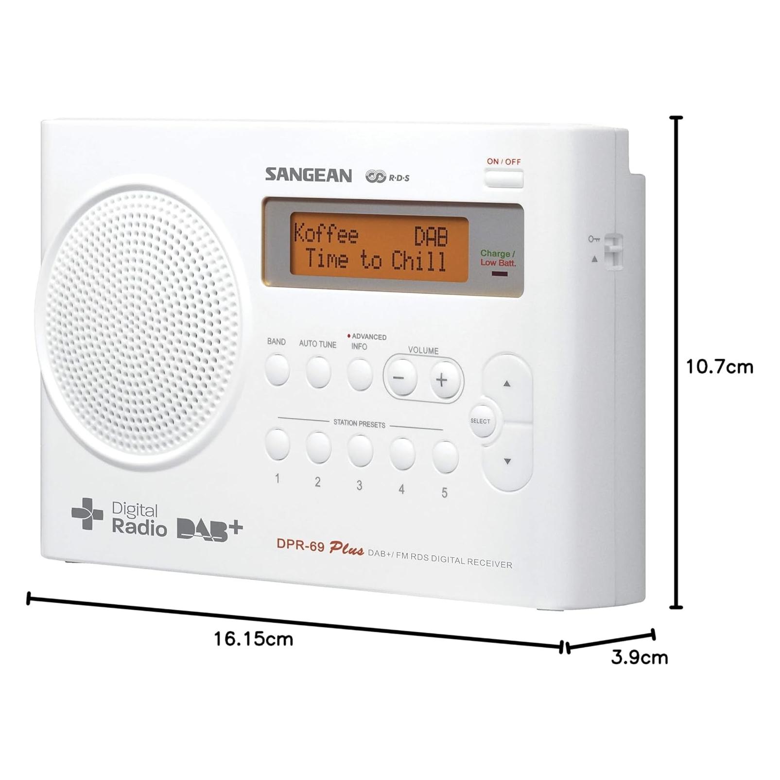 Sangean Dpr-69+ (DAB+, FM) (DPR69+)