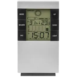 Innen Wetterstation mit 6 Funktionen WHITE LINE Bradas WL-M22