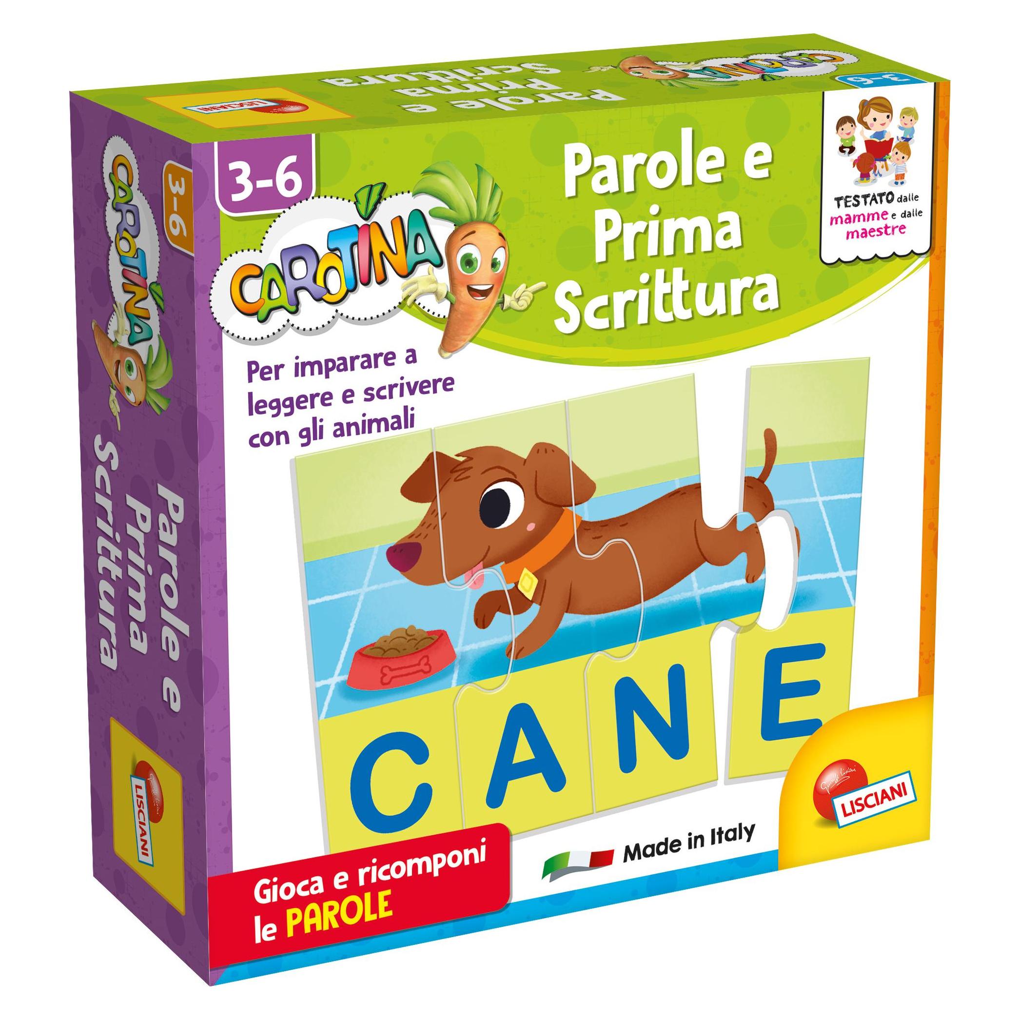 Lisciani Carotina Quadrotte Parole e Prima (3 - 6 Jahre) (87518)