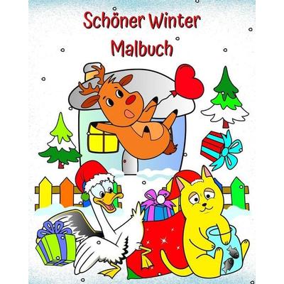 Schöner Winter Malbuch, Taschenbuch von Maryan Ben Kim, Blurb