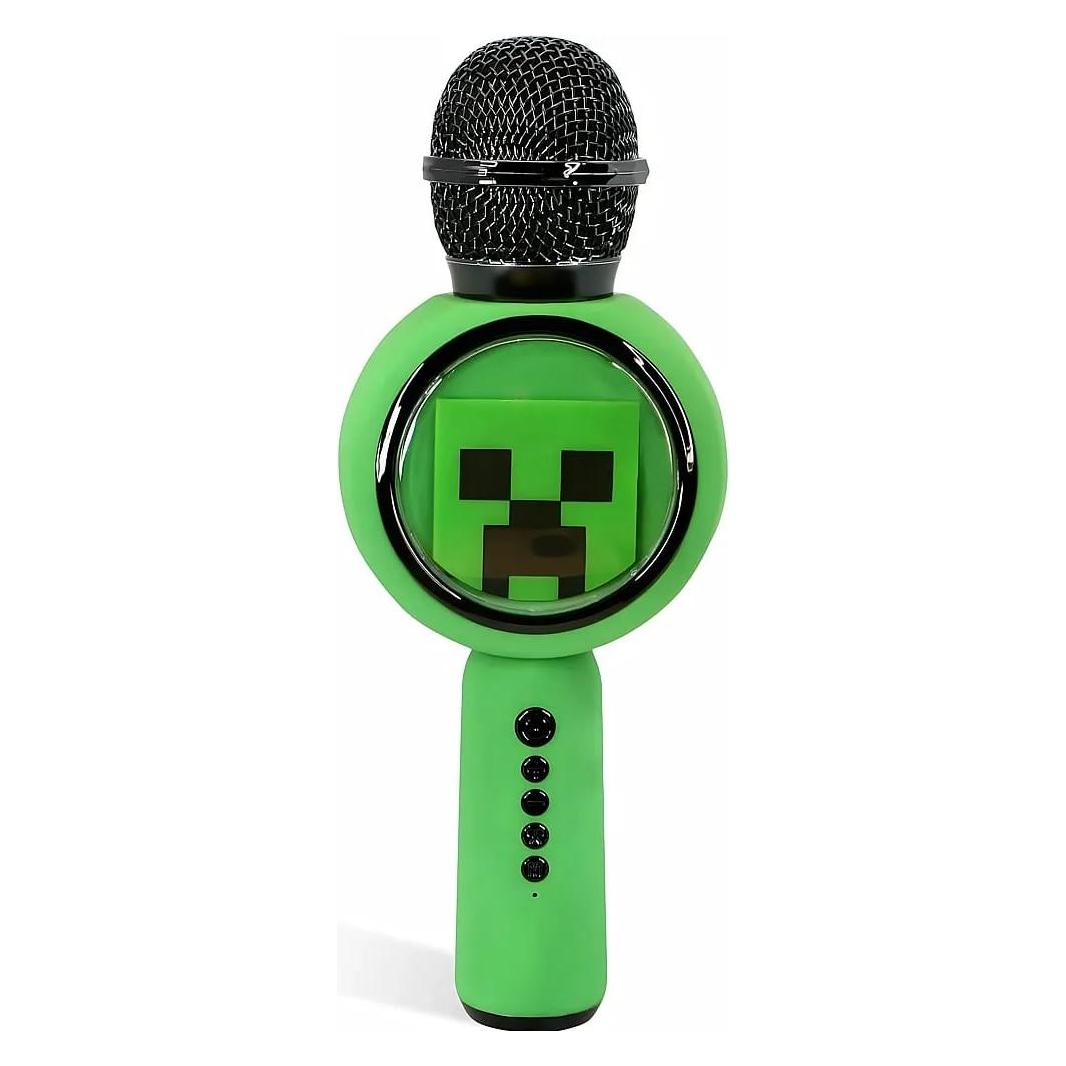 OTL Kinder LED Karaoke Mikrofon mit Micro-SD Karten Slot und lustigem Stimmenverzerrer, lange Laufze (MC1240)