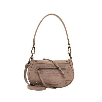 Beuteltasche SURI FREY "Beutel SFY Brittney", Damen, Gr. B/H/T: 26cm x 16cm x 6cm 0, grau (schwarztaupe 950), Polyester, Taschen Beuteltasche