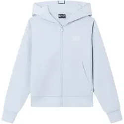 EA7 für Mädchen. 7G000220_AF12501 Sweatshirt Natural Ventus blau (10Años= 142cm), Lässig, Recyceltes Polyester, Kinderbekleidung