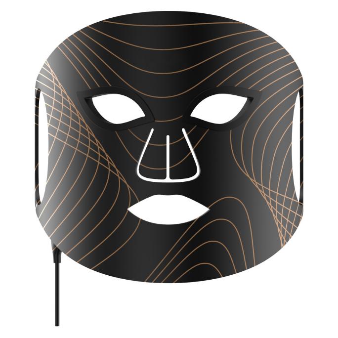 Shenzhen Face cleaning lunni Lunni 7 colors LED and Near-Infrared Light Silicone LED Facial Mask Black (400 - 850 nm) (LUNNI)