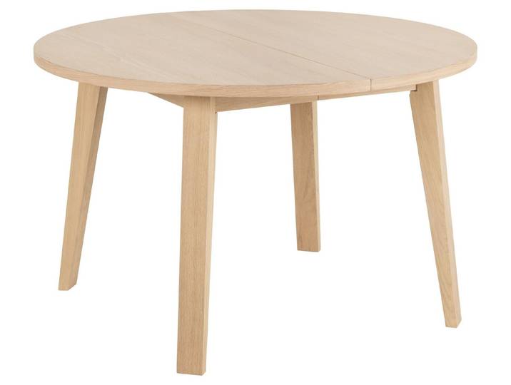 freiraum Kulissen-Esstisch A-Line, in Eiche weiss pigmentiert - 120x75x120cm (BxHxT)