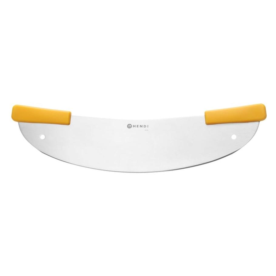 Hendi Pizza-Wiegemesser,, Silber, 533x111mm, Geschwungen (77472269)