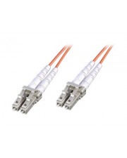 ROLINE Secomp Patch-Kabel LC Multi-Mode M bis M 3 m Glasfaser 50/125 Mikrometer halogenfrei orange (21.06.0603)