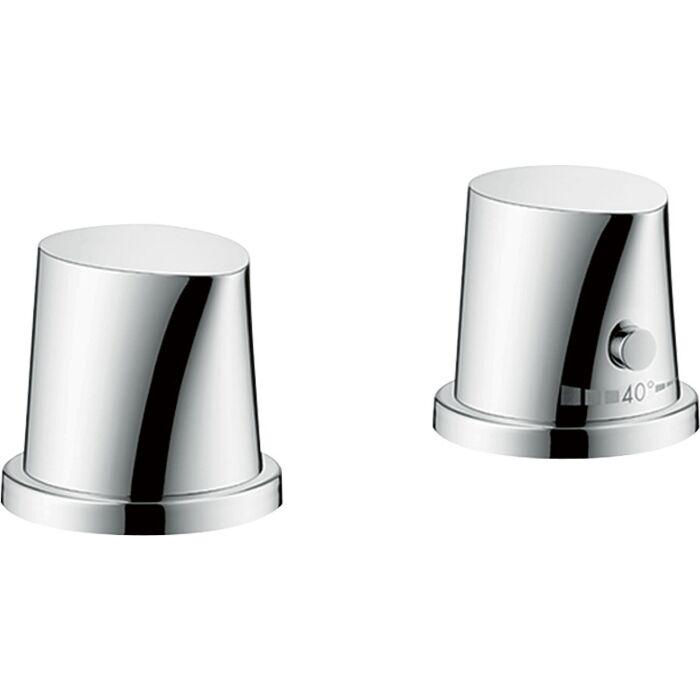 Axor Starck Organic Wannen Thermostat 12422000 2 Loch, für Wannenrandmontage
