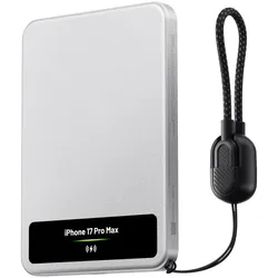 Sharge M8 WHI (5000 mAh, 20 W, 18.50 Wh), Powerbank, Weiss
