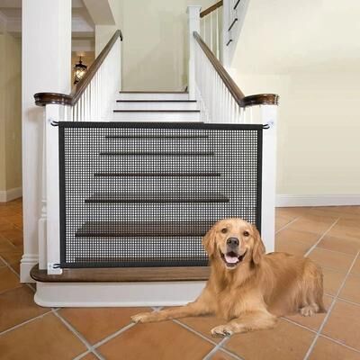 Uplift Essentials Professional Folding Mesh Pet Safety Gate And Isolated Barrier s