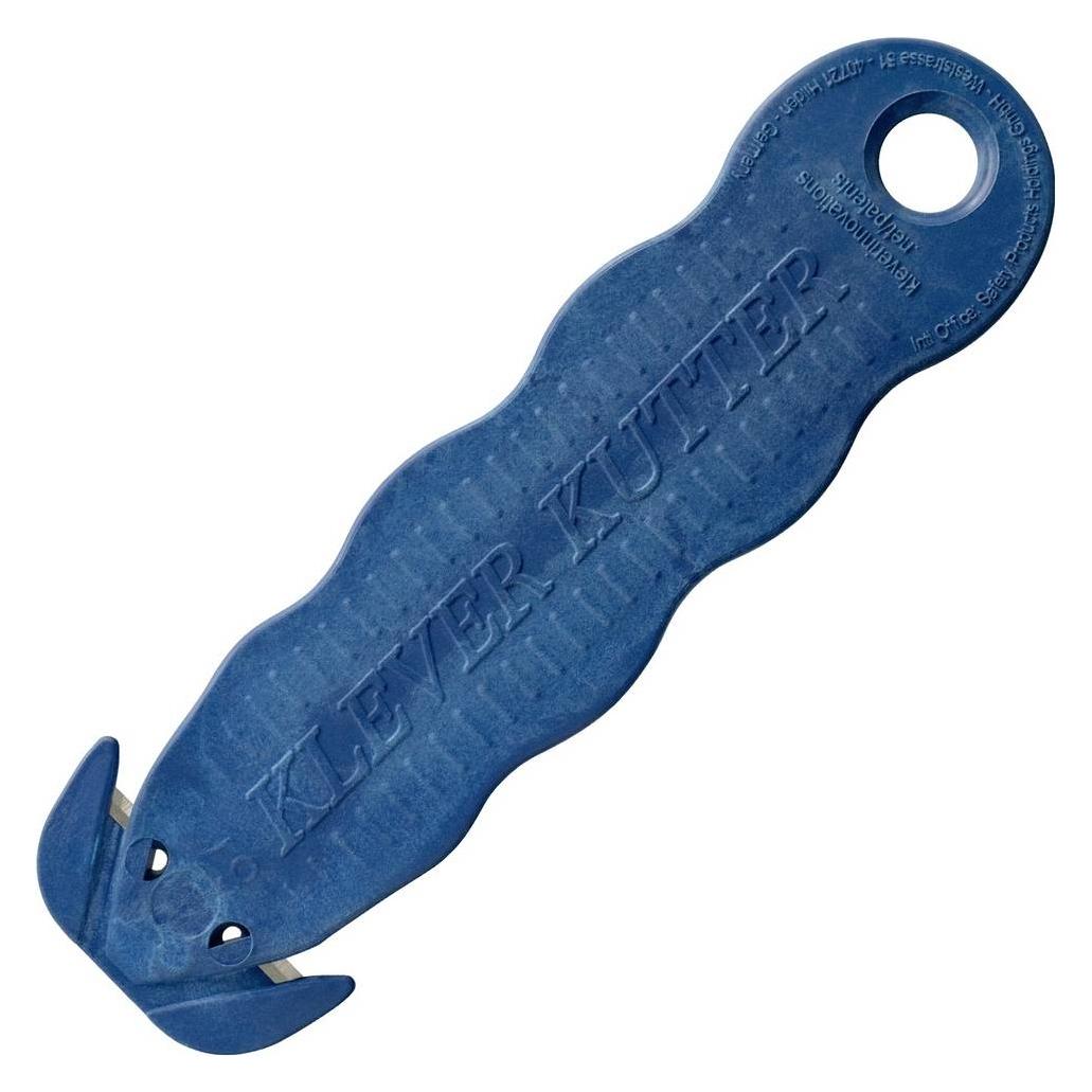 Klever KCJ-1SSMDX Kutter NSF Food Zone Sicherheitsmesser Marineblau, 10 St. (KCJ-1SSMDX)