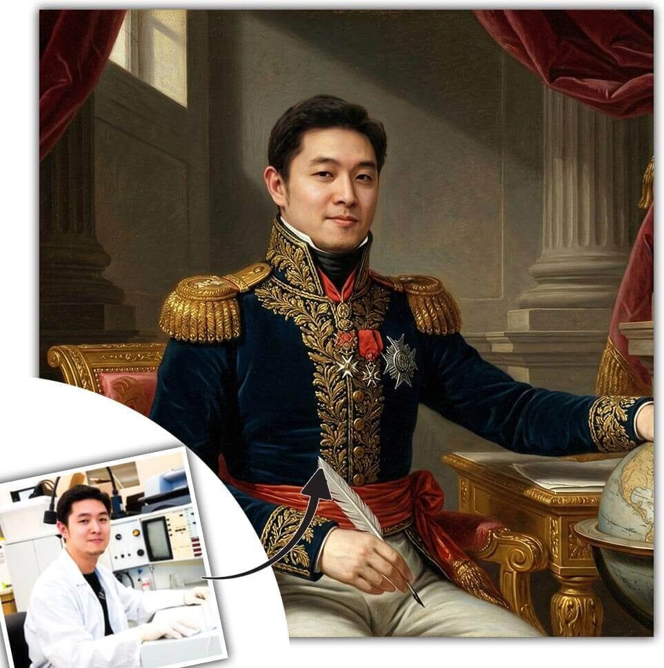 Ocadeau Portrait style empereur Napoléon