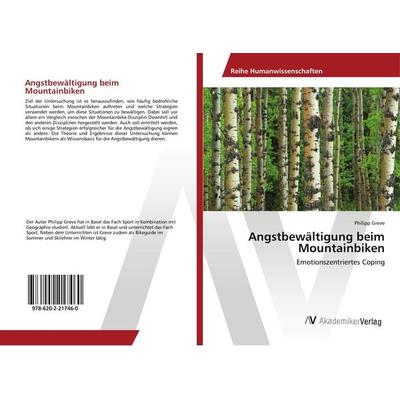 Angstbewältigung beim Mountainbiken, Taschenbuch von Philipp Greve, AV Akademikerverlag, 978-620-2-21746-0