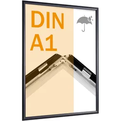 Klapprahmen A1 wetterfest schwarz, Aluminium