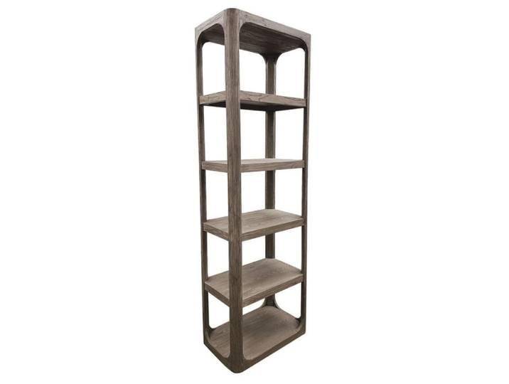 Etagère haute en bois marron