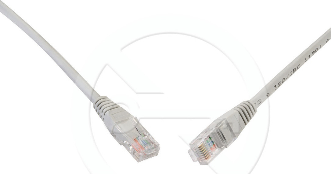 Solarix patchkabel CAT5E UTP PVC 0,5 meter grijs