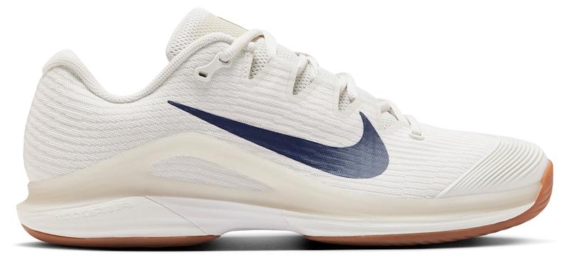 Nike Court Air Zoom Vapor 12 HC Summit White Phantom Gum Medium Brown Binary Blue - EU 39