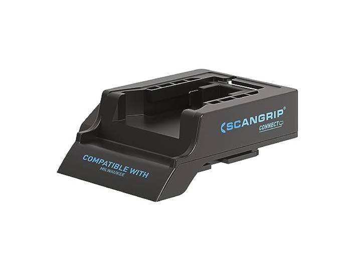 Conectores Scangrip voor batterijen van 18 V Milwaukee