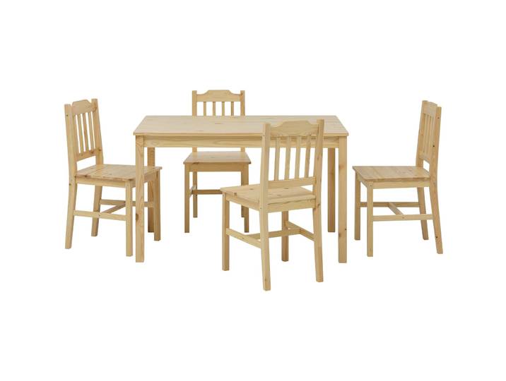 Essgruppe Julio natur Kiefer B 118 T 75 cm 4 - Essgruppe