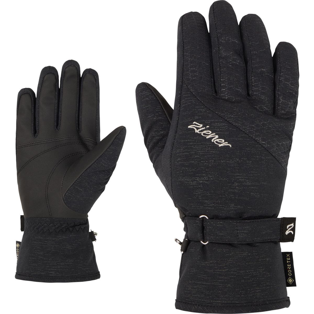 Ziener Klaire-z GTX + Gore Plus Warm Glove Lady black ink spark (309) 8 113038-309-8