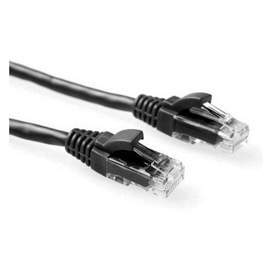 ACT Black 3 meter U/UTP CAT5E patch cable component level with RJ45 connectors (U/UTP, CAT5e, 3 m) (IK5903)
