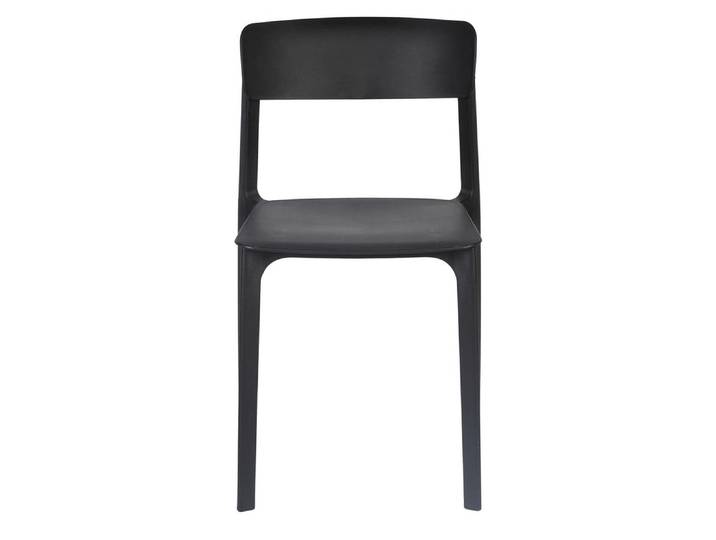 Esszimmerstuhl Clive 4er-Set – aus Polypropylen-Kunststoff - Hellbraun - Luxusbetten24