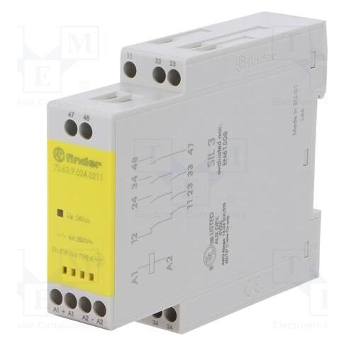 Finder 7S.63.9.024.0211 Koppelrelais Nennspannung: 250 V Schaltstrom (max.): 6 A (7S.63.9.024.0211-Finder-)