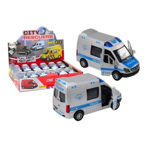 Lean Toys Polizeiauto 1:32 mit Lichtern und Soundantrieb (51898111)