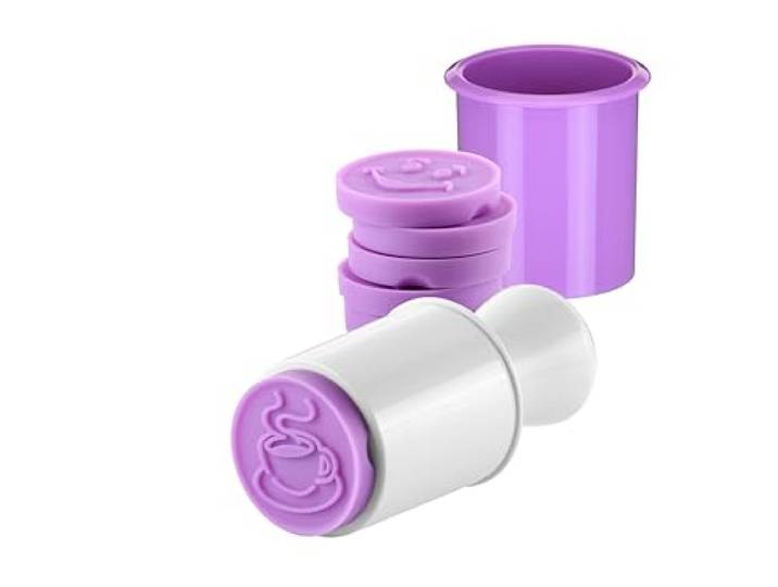 Tescoma Keks-Stempel mit Ausstecher, sechs Partymotive für Plätzchen
