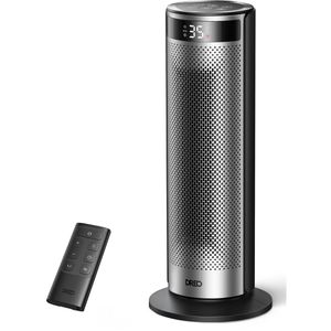 Dreo Heizlüfter HSH028 Solaris 628, mit 4 Stufen bis 2000 Watt, Keramik-Elektroheizer mit Fernbedienung, Oszillation & Timer