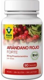 Raab Vitalfood Mirtilo Vermelho Forte Bio 90caps
