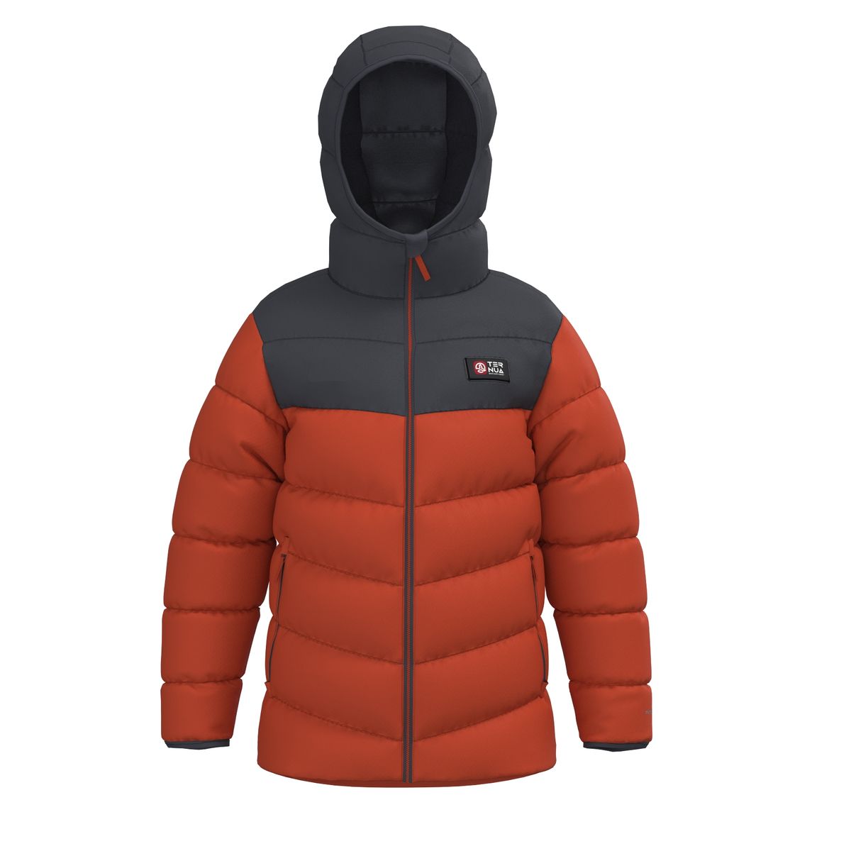 Ternua Baso Jacket K deep ginger/whales grey (1295) 12 1644351-1295-12