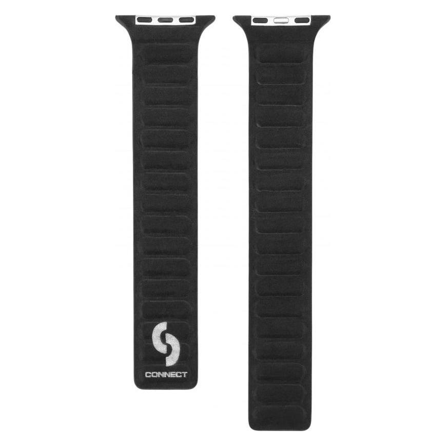 Connect Watch 42/44/45mm Fine woven twill magnetic chain strap (Fine woven twill) (CONAPP42FMCB)