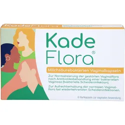 Kadeflora Milchsäurebakterien Vaginalkapseln 6 ST