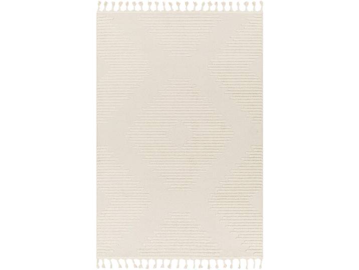 Livabliss Kurzflorteppich Sloan 160/213 cm Elfenbein, Weiß, Grafikmuster, Rechteckig, 160x213 cm, in verschiedenen Größen erhältlich, Teppiche und Böden, Teppiche, Orientteppiche