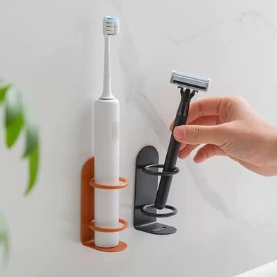 Uplifted Finds Multi Functional Metal Toothbrush Holder No Drilling Wall Mounted Organizer black