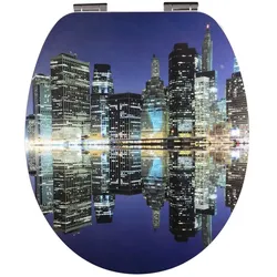MDF High Gloss WC Sitz SKY LINE mit Absenkautomatik