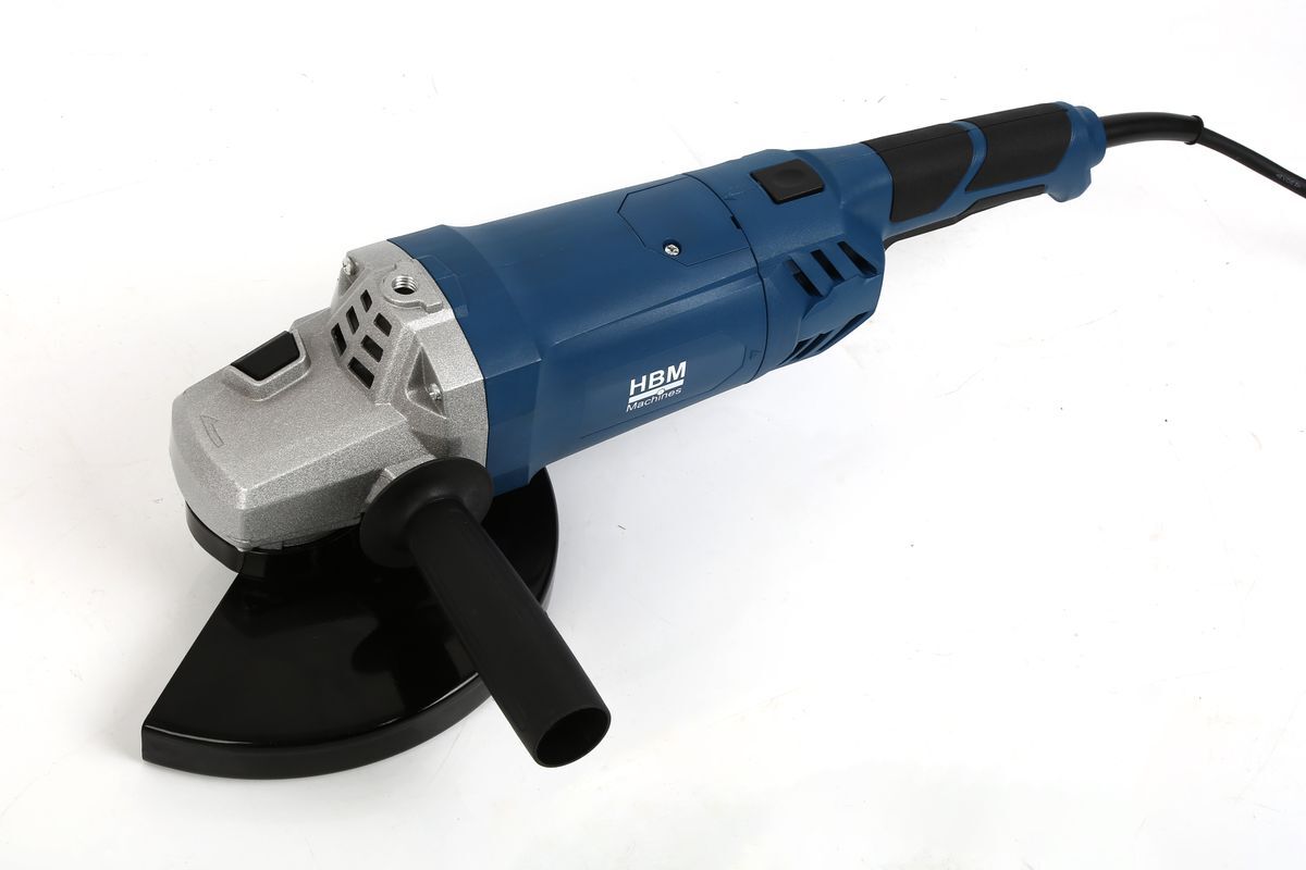HBM Smerigliatrice angolare professionale da 230 mm con impugnatura girevole