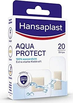 Hansaplast Pflaster AQUA PROTECT 4808200006 transparent, 20 St.