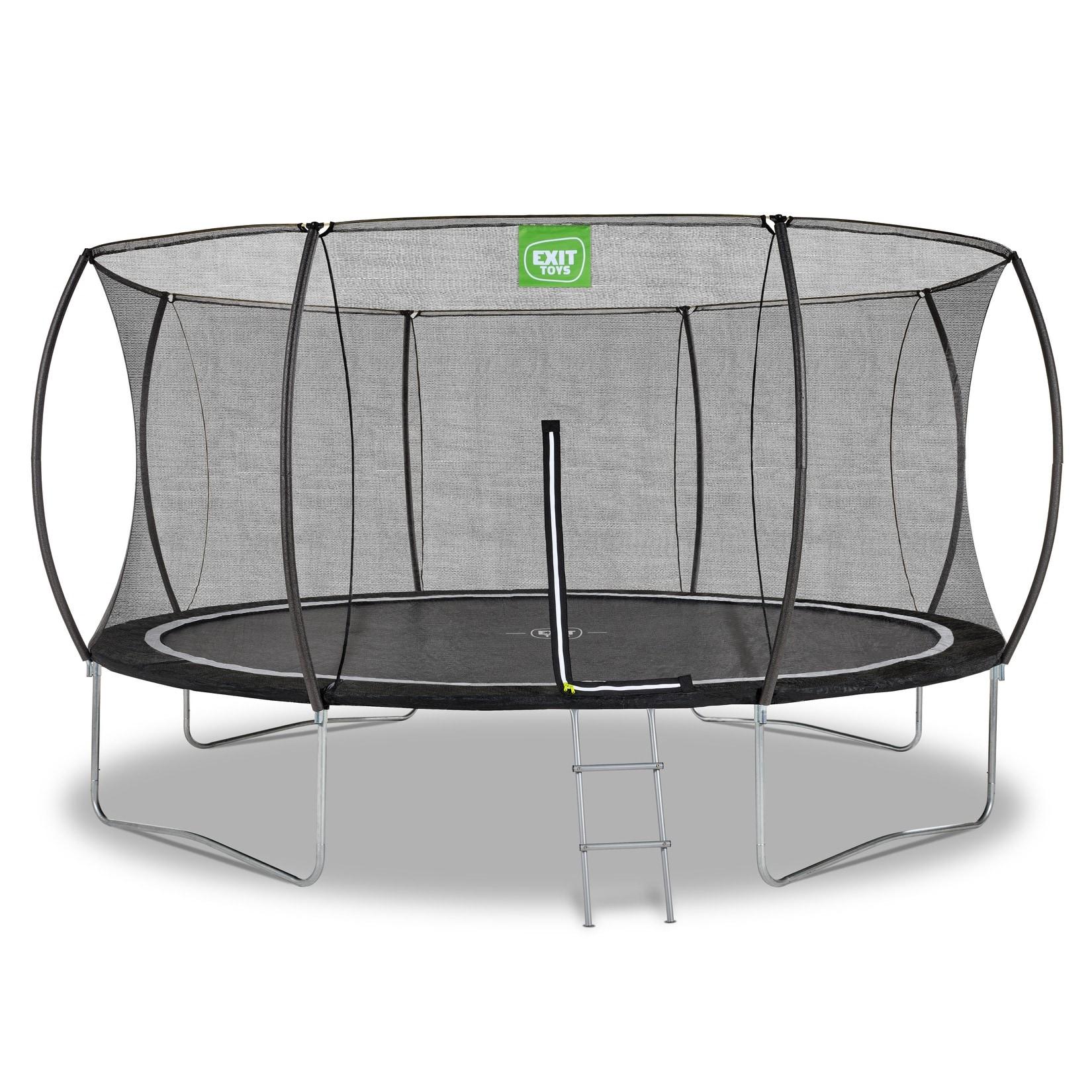 EXIT Black Edition Trampolin ø427cm - schwarz