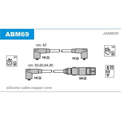 JANMOR Zündleitungssatz abm69