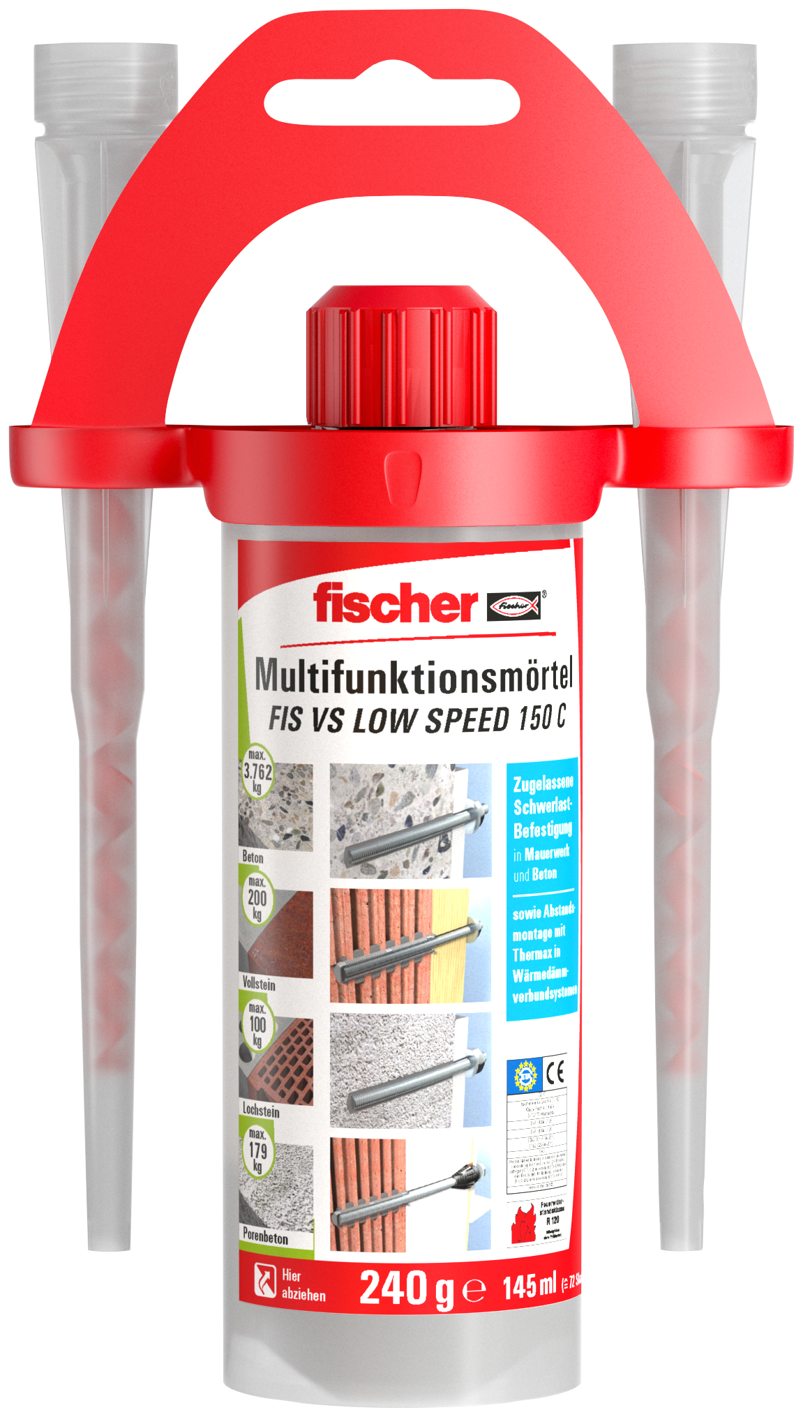 fischer Deutschland Vertriebs GmbH fischer Multifunktionsmörtel 150 C K 502494