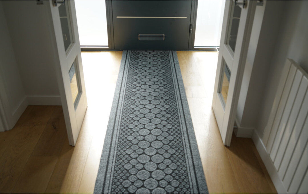 Marlow Home Co. Gonzalo Machine Woven Grey Indoor Rug Gray Runner 67 x 914.4cm