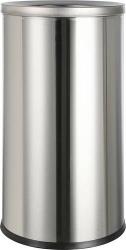 Elevar SP-SWB-001 SP-13503828 Abfalleimer 50l (Ø x H) 380mm x 730mm Edelstahl Aluminium (satiniert) 1St.