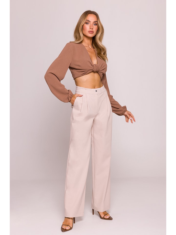 made of emotion Marlenehose in Creme - XL