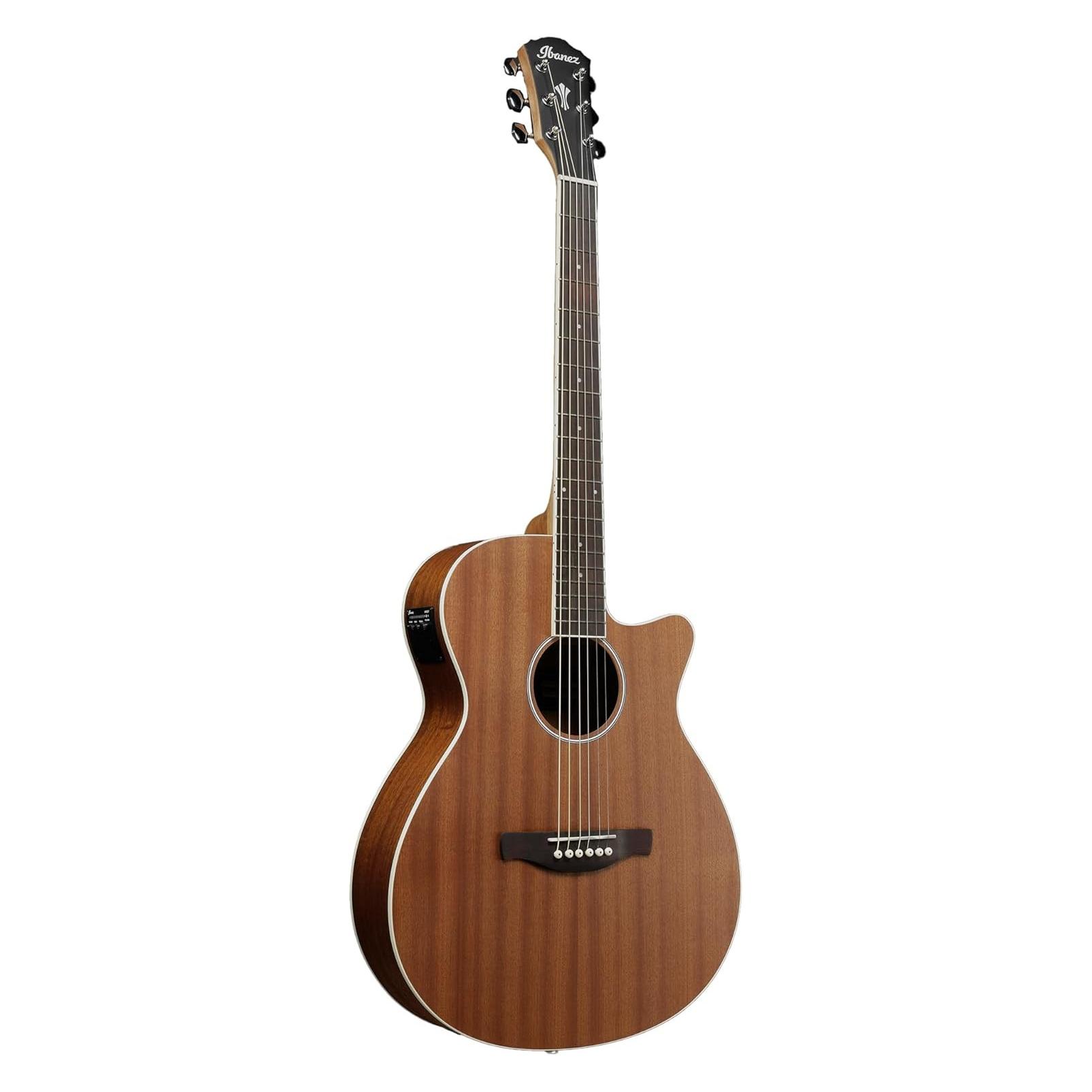 Ibanez AEG7MH Electro-Acoustic Guitar, Open Pore Natural (Halbakustik Gitarre) (AEG7MH-OPN)