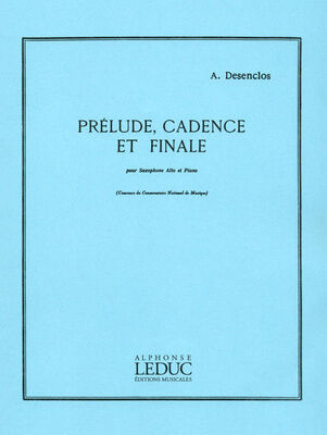 Alphonse Leduc Desenclos Prélude, Cadence