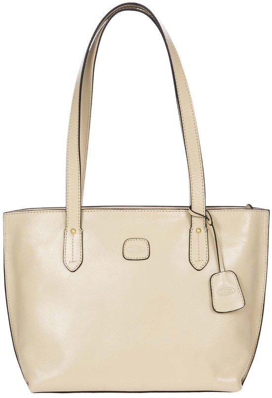 Bric's Volterra Shopper 30 x 25 x 11 cm Leder, Elfenbein